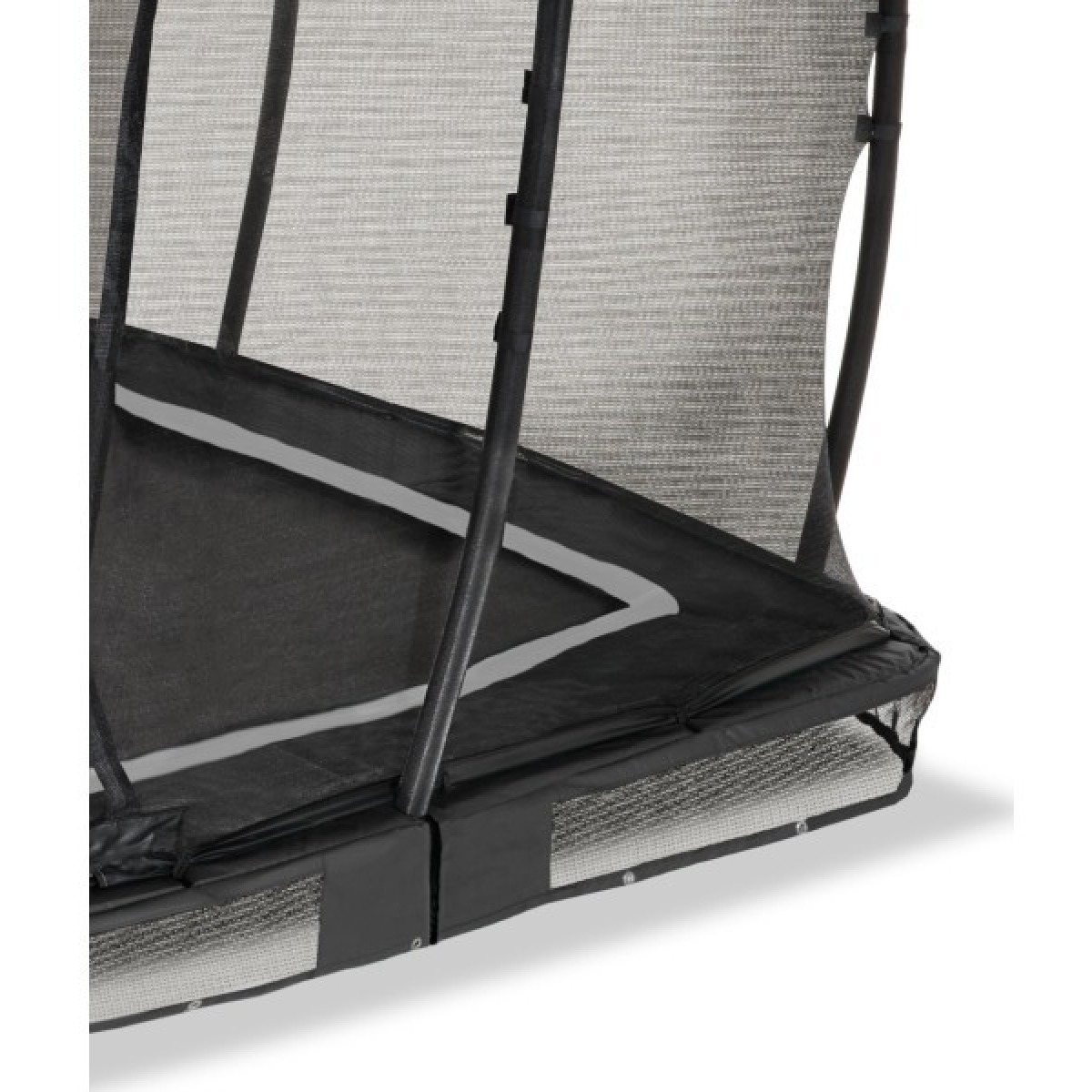 EXIT Allure Premium virszemes batuts, melns, 214 x 366 cm