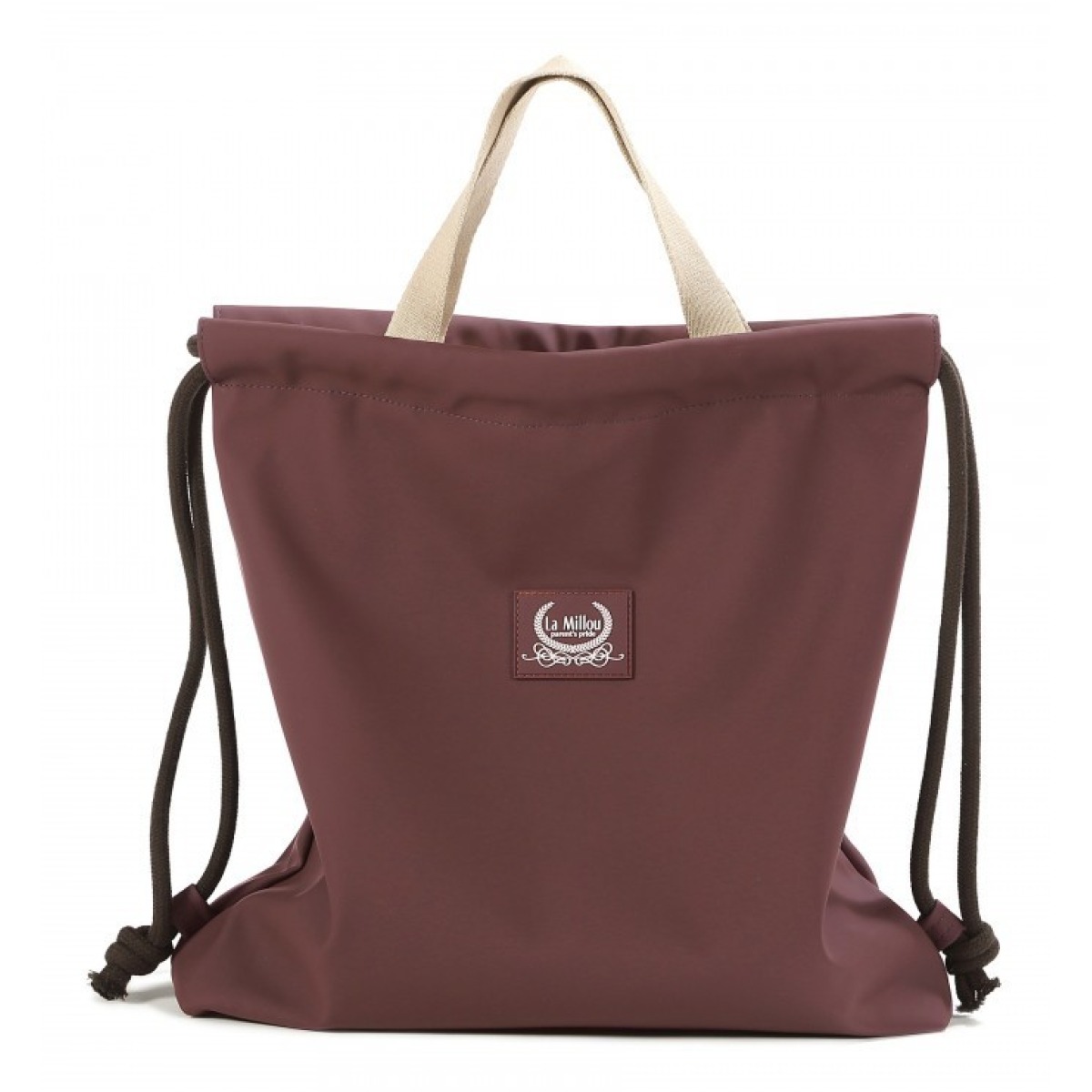 Ūdensnecaurlaidīga aukliņu mugursoma BURGUNDY