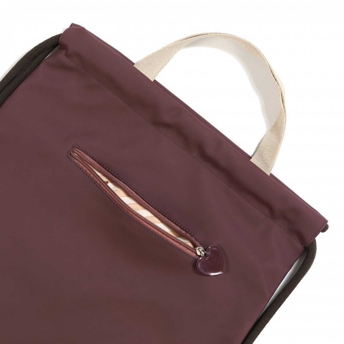 Ūdensnecaurlaidīga aukliņu mugursoma BURGUNDY