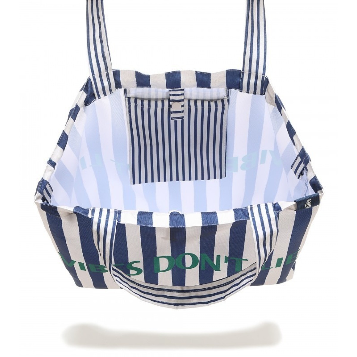 L izmēra ratiņu soma STRIPES NAVY