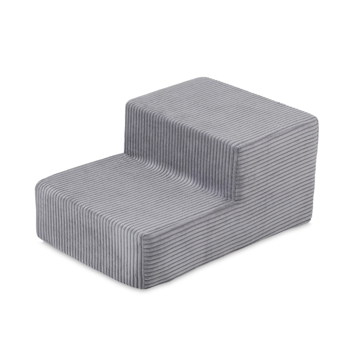 PLUSH NEST putu pakāpiens bumbiņu baseinam, pelēks samts