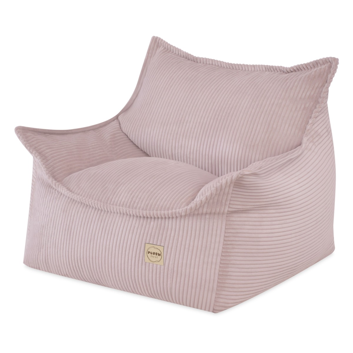 Roya laste tugitool, heleroosa, premium velvet