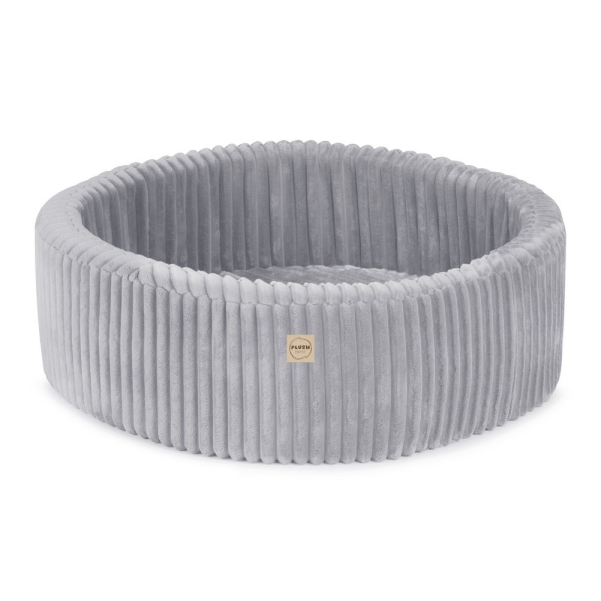 Bumbiņu baseins , ümmargune, 90x30 cm, hall, Puffy Lamell (i
