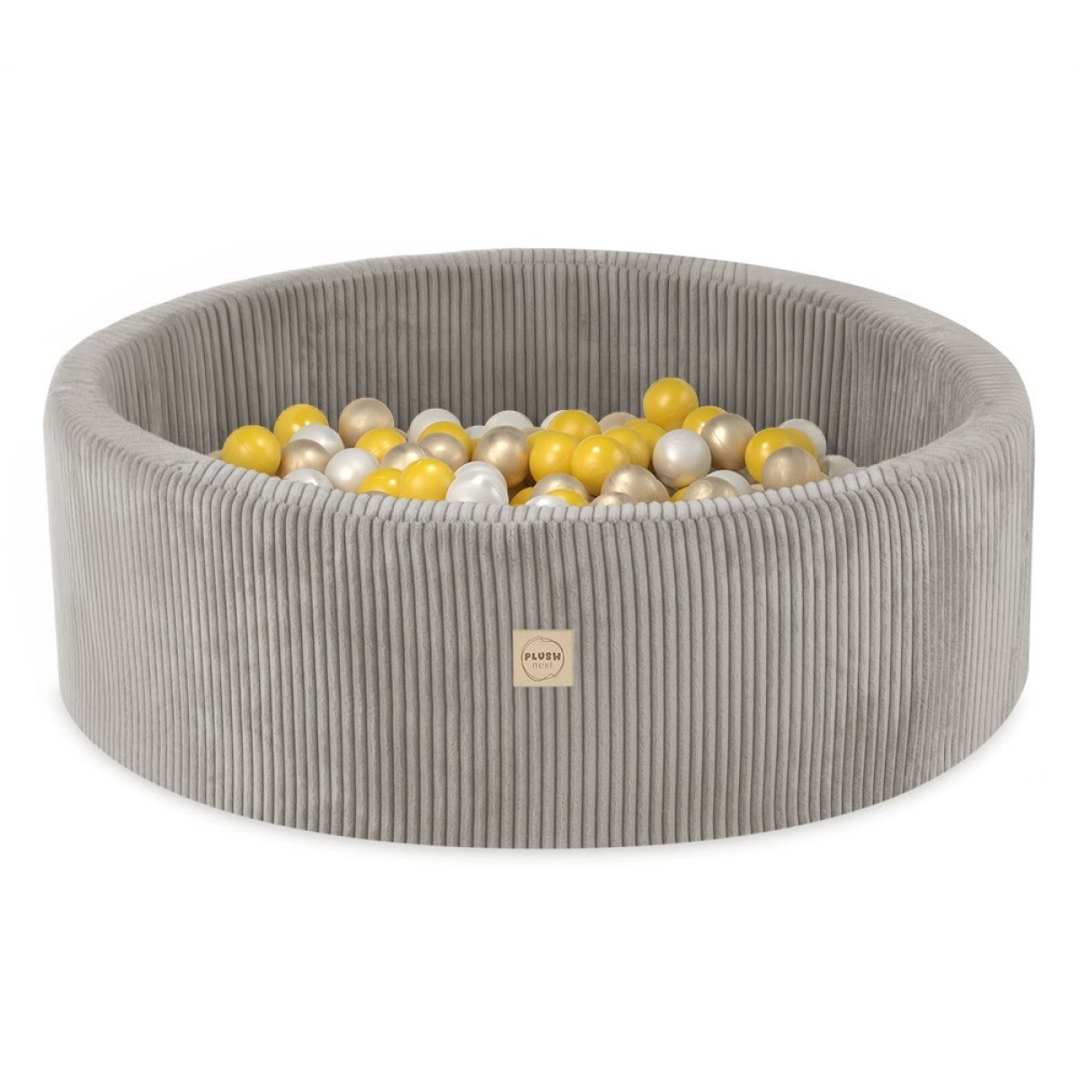 Pallipallimeri , beež, ümmargune, velvet, 90x30, 200 palli: 