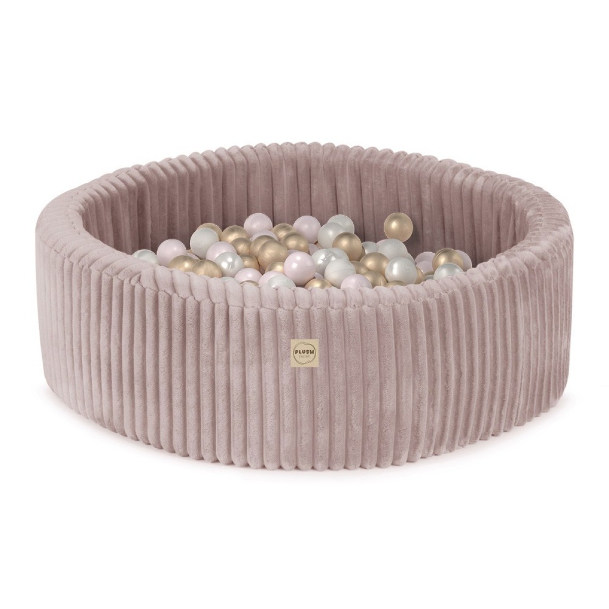 Bumbiņu baseins ümmargune, 90x30 cm, roosa, Puffy Lamell (+2
