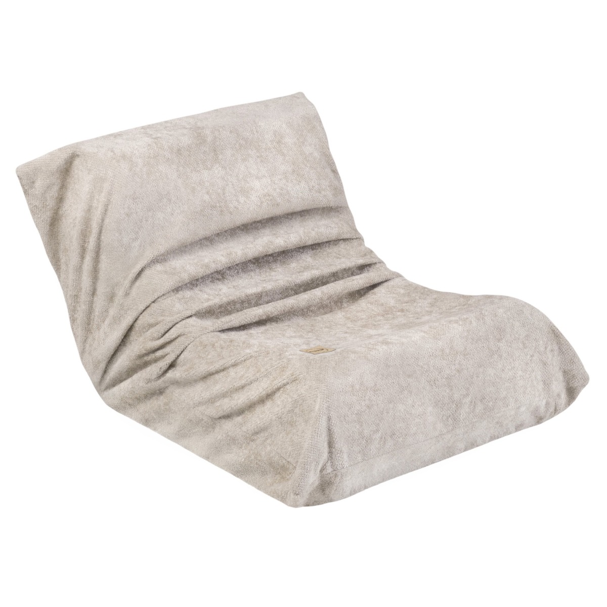 MOONI Mini ergonomisks bērnu zvilnis, bēšs, Premium — atmiņas putas