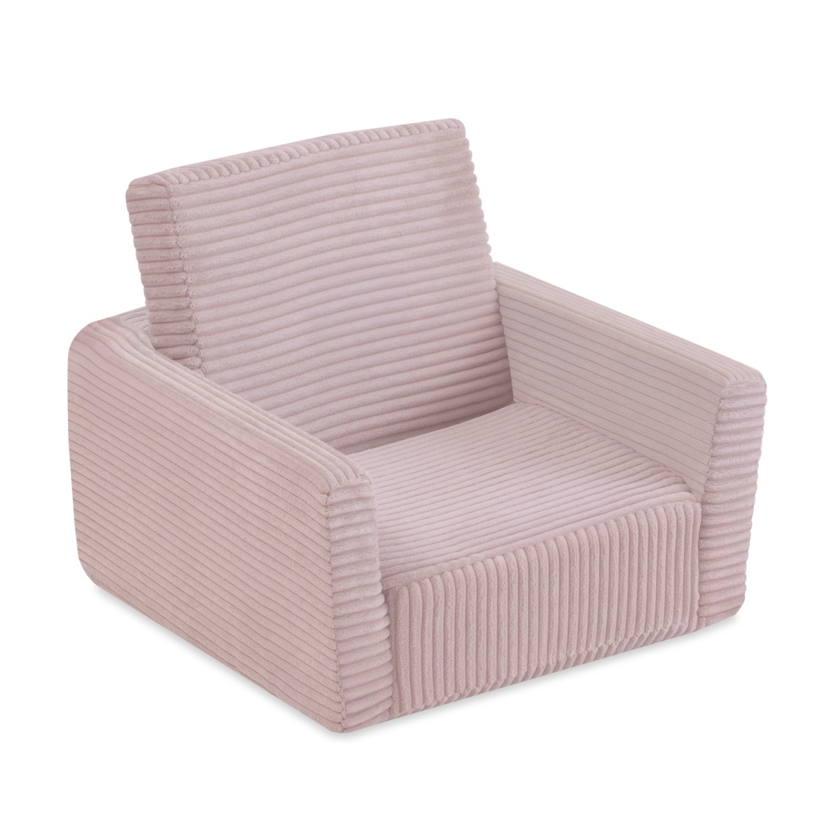 Lasste lahtikäiv tugitool CUBIE, heleroosa, premium velvet