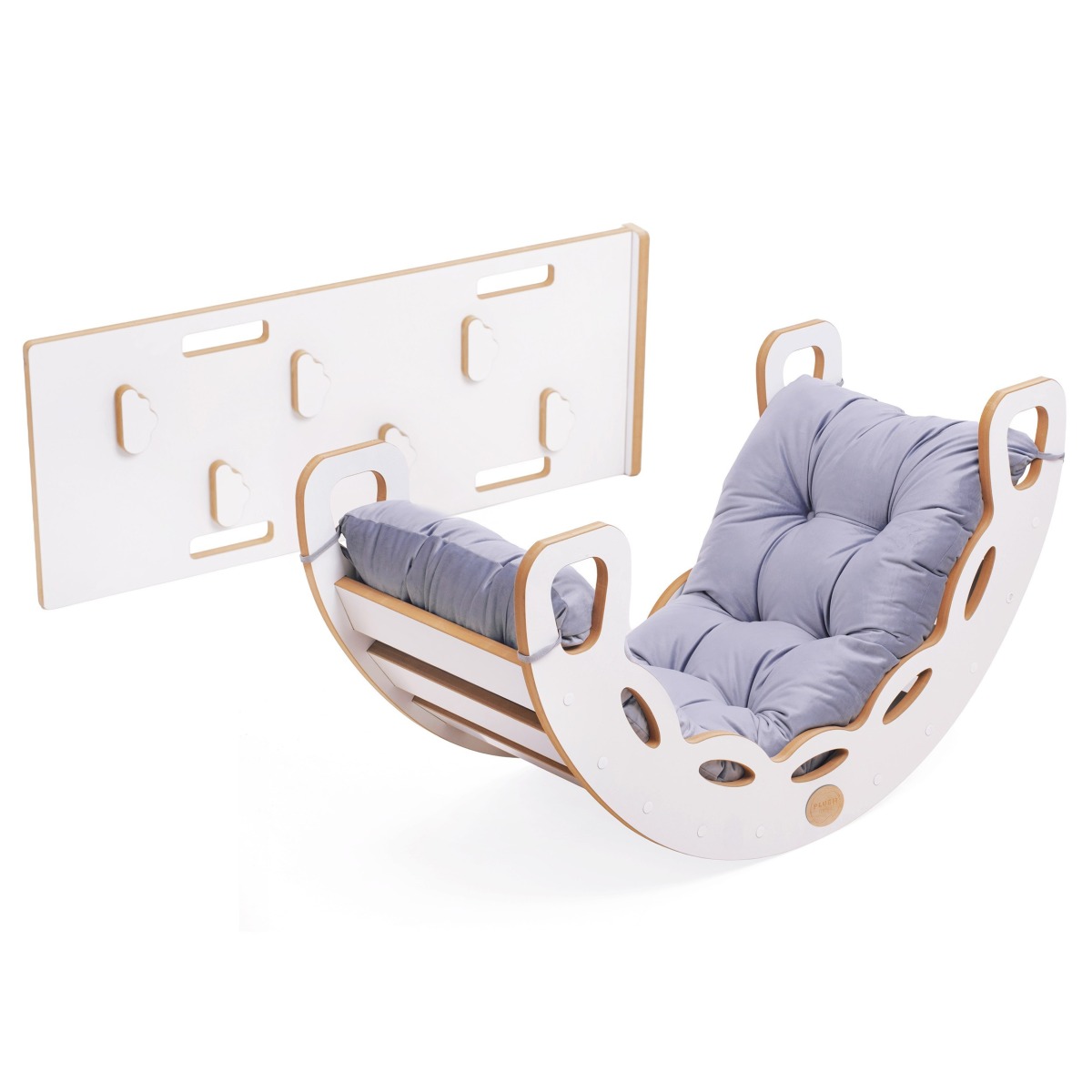 PLUSH NEST Small Rocker 4-in-1 jalas + ronimissein/liumägi +