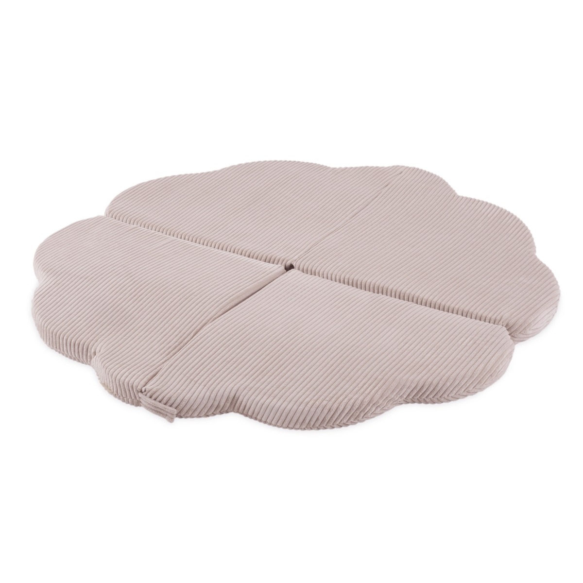 Lille mängumatt, 115x115x5cm, heleroosa, premium velvet