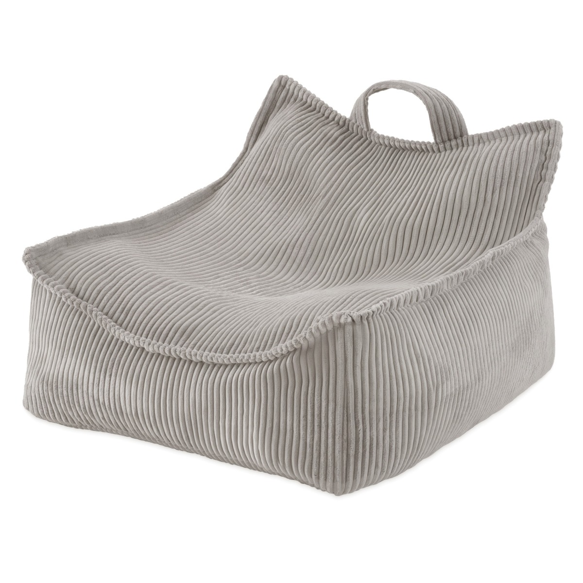 PLUSH NEST Puffy Square bērnu krēsls, 77x67x50 – bēšs velvets