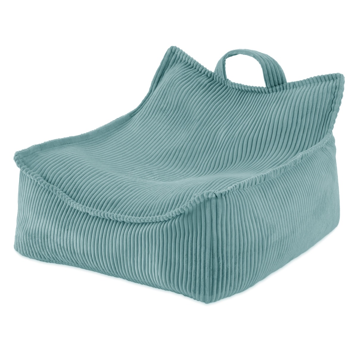 Puffy Square tugitool kott-tool, 77x67x50, sinine, premium v