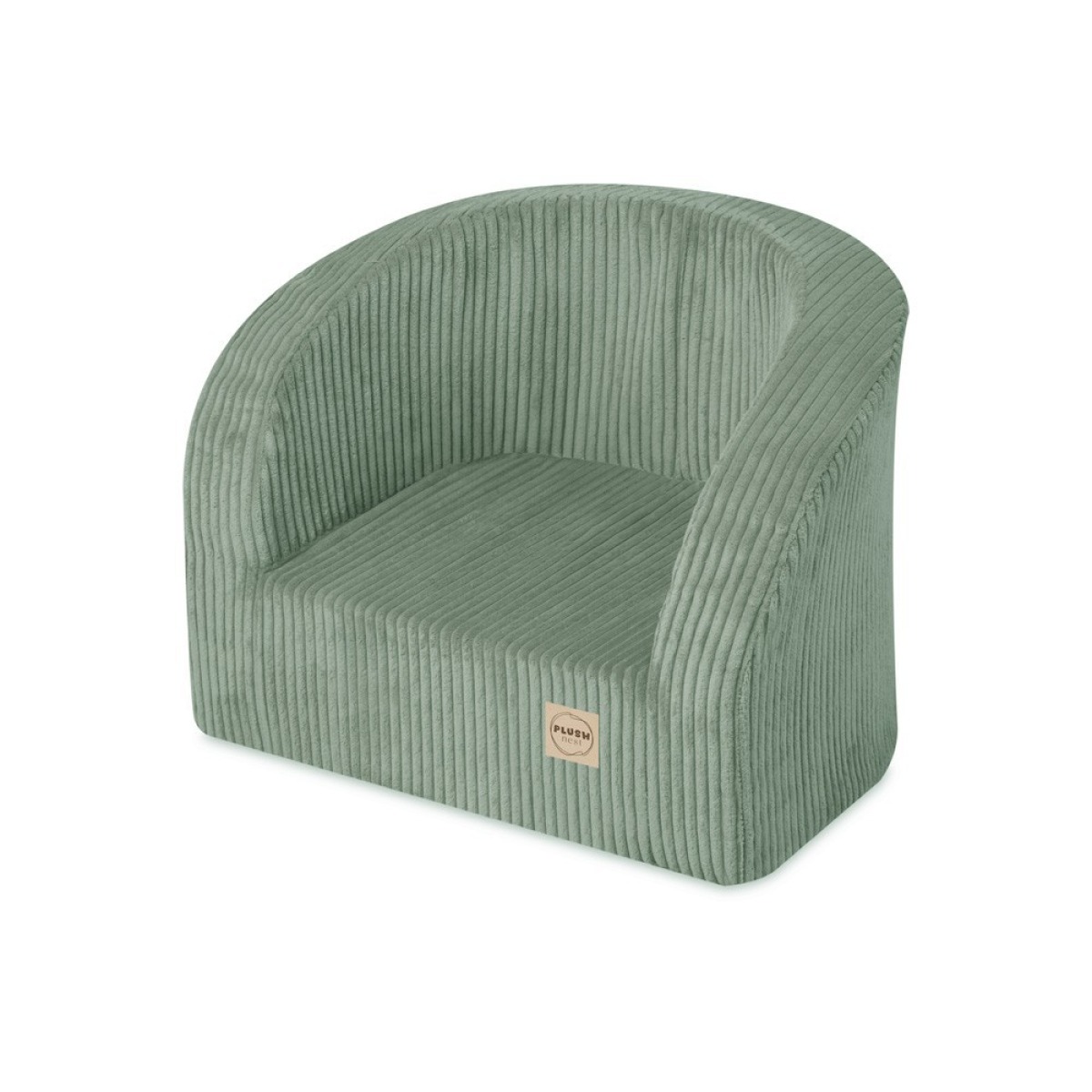 Bērnu tugitool, premium roheline velvet