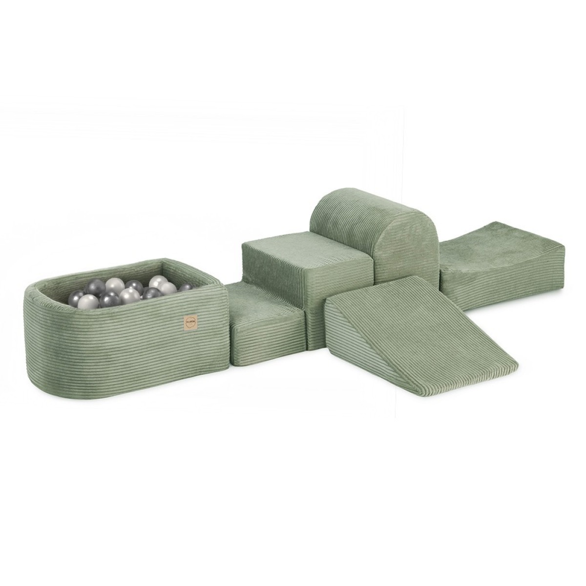 Mini mänguväljak (+pallimeri ja 100 palli), roheline, esmakl