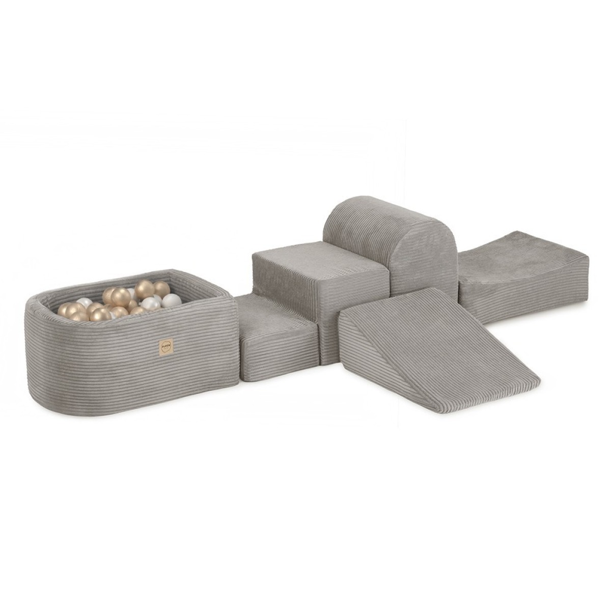 Mini sētiņa (bumbiņu baseins un 100 bumbiņas), bēša, premium klases