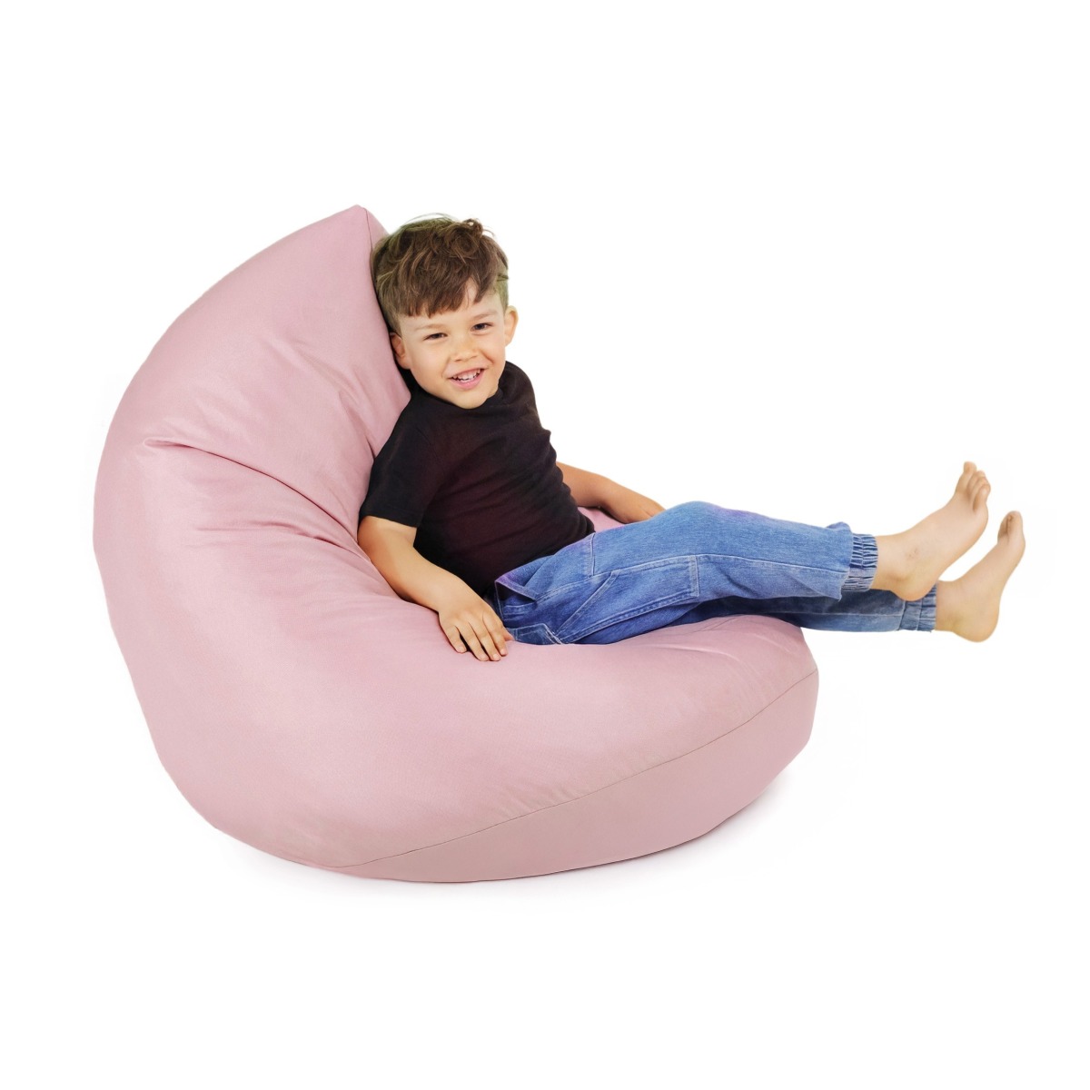 PLUSH NEST āra sēžammaiss bērniem, putekļaini rozā, izmērs S