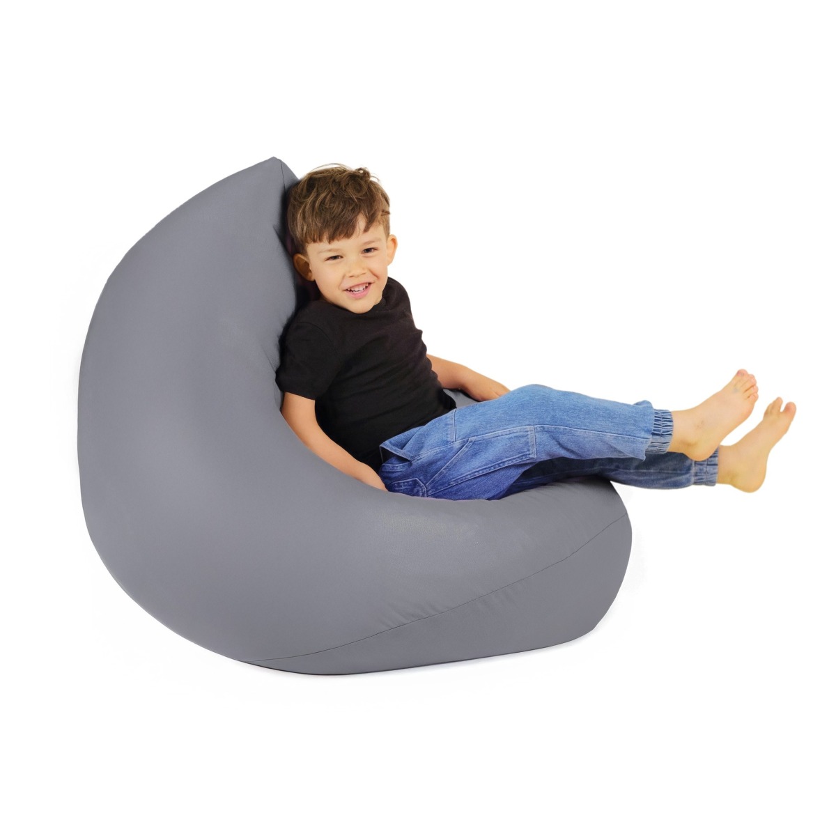 PLUSH NEST āra sēžammaiss bērniem — pelēks, ūdensnecaurlaidīgs, S izmērs