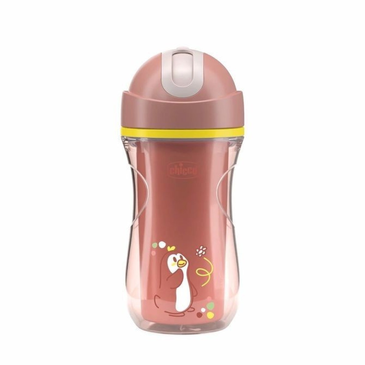 CHICCO termokrūze 266 ml, 14+ mēn., persiku krāsā