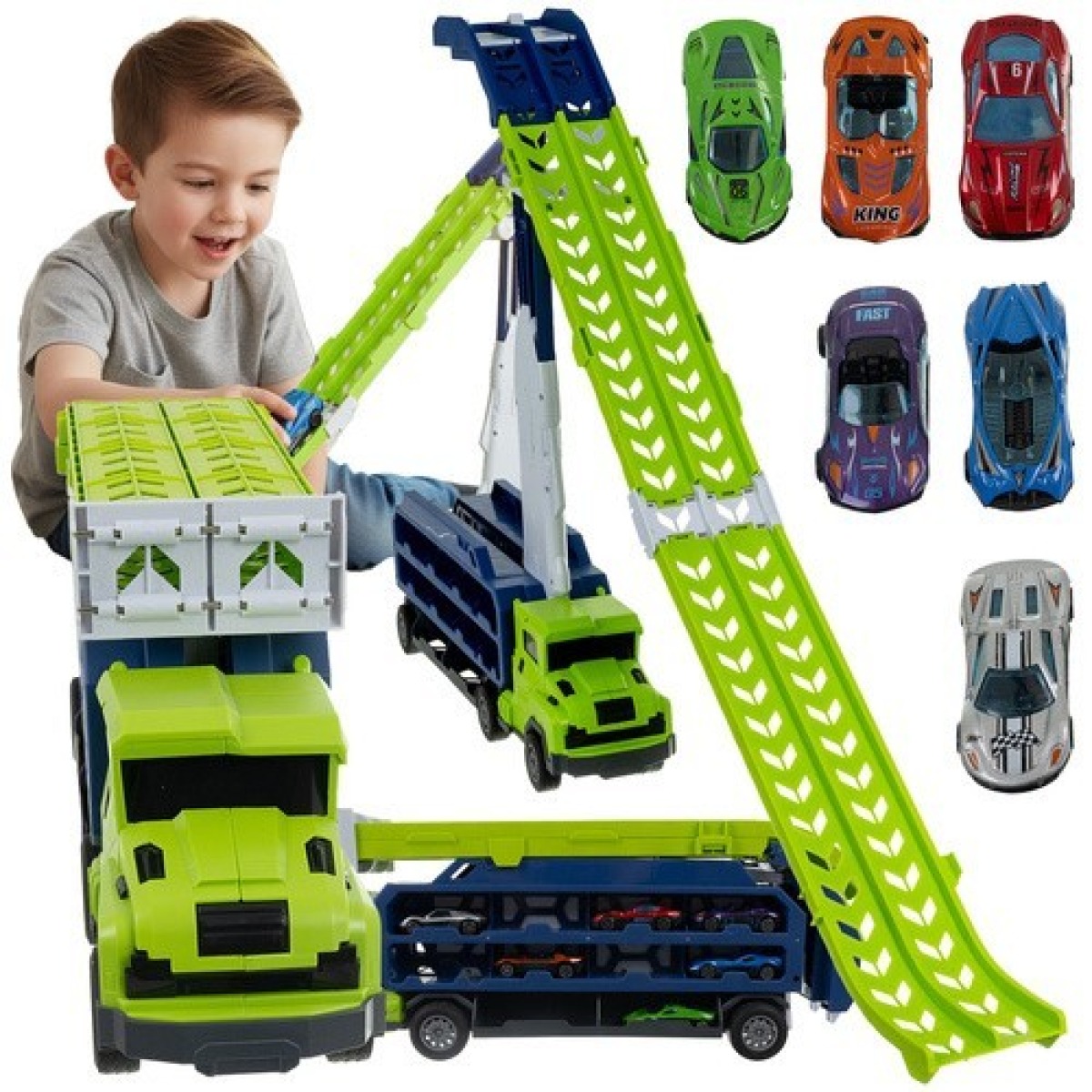 Veoauto - liumägi 6 autoga 