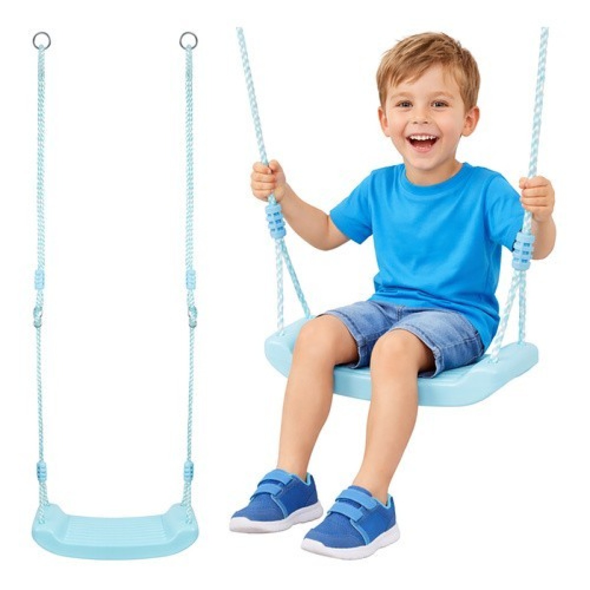 Plastmasas šūpoles – zilas 