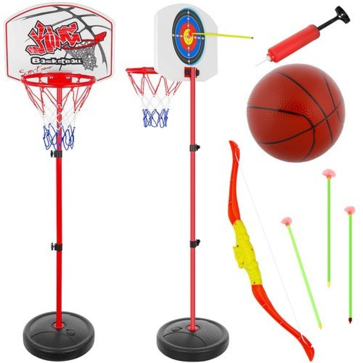 Basketbola un šaušanas mērķa komplekts