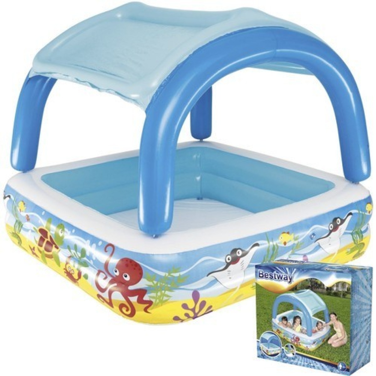 Piepūšamais baseins ar jumtiņu – BESTWAY 52192