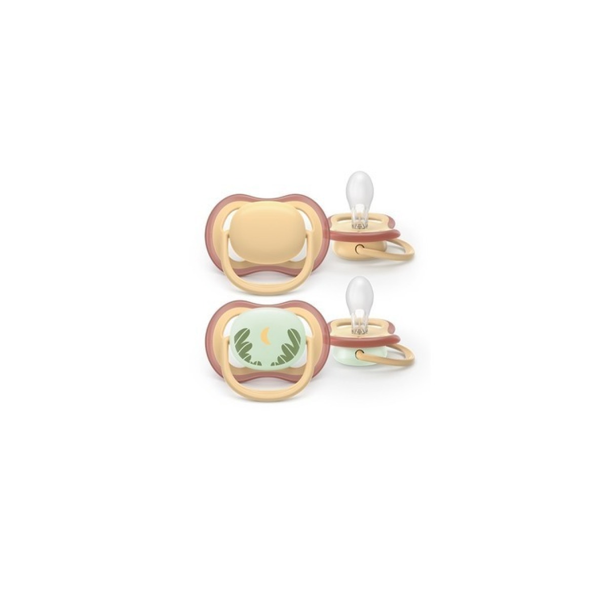 PACIFIER knupītis AIR 0-6 DAY AND NIGHT