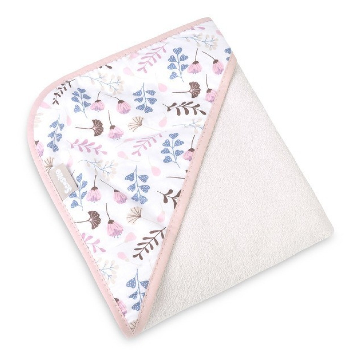 BEEBI VANNIRÄTIK frotee 100X100 LUVI TWIGS ROOSA