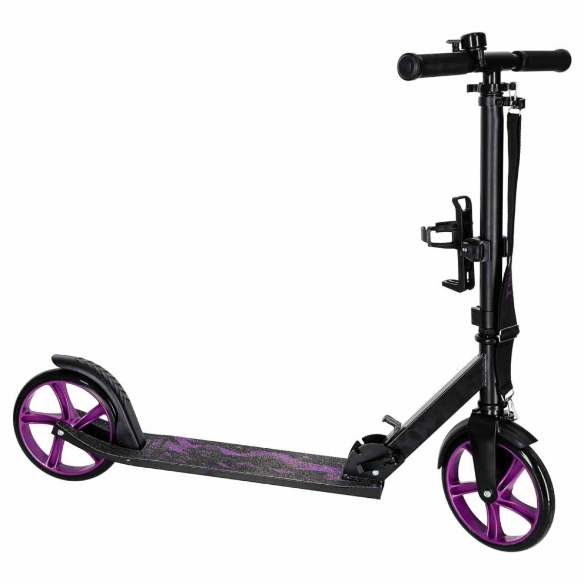 Trike Fix linna roller, kokkupandav, 200mm rattad, must ja l