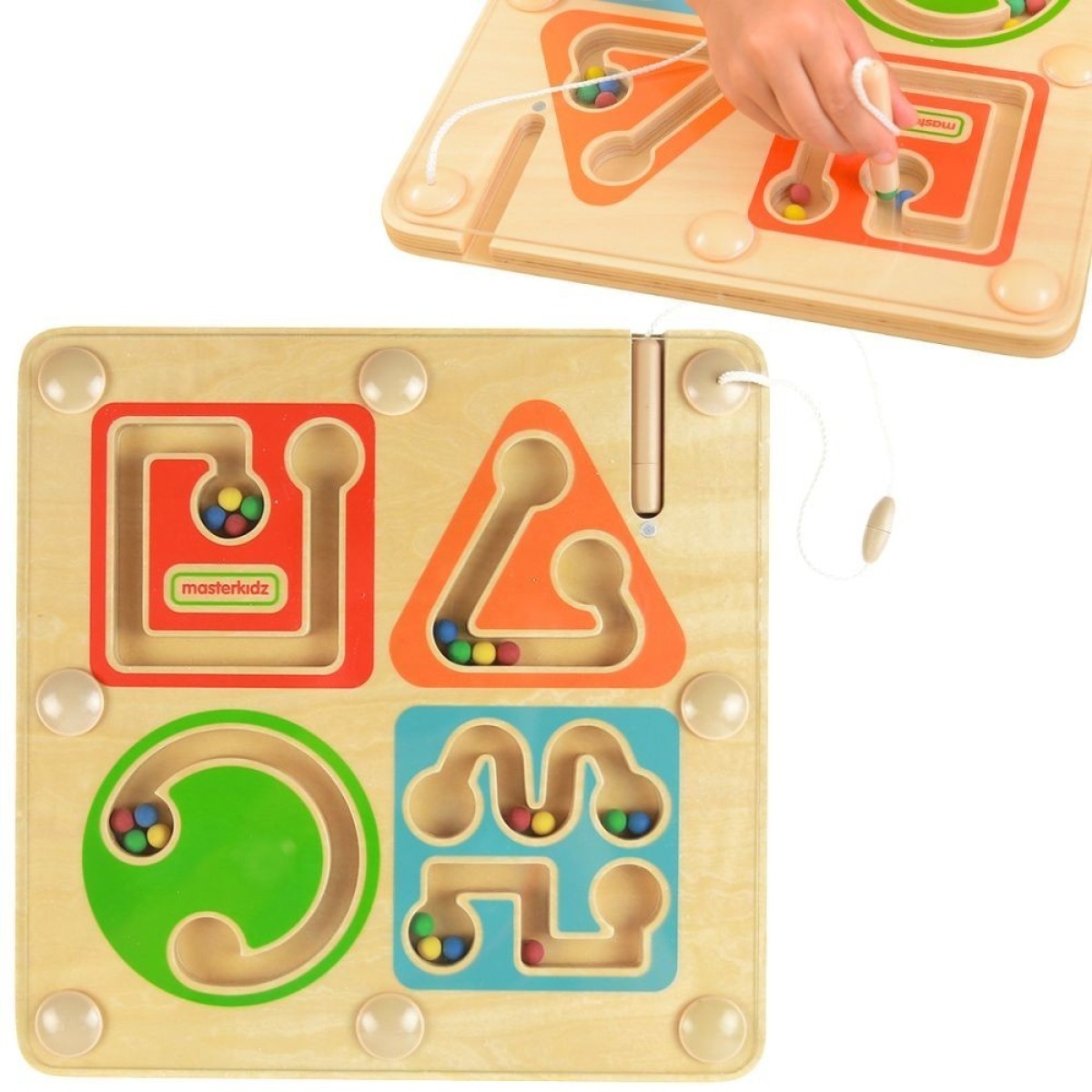Masterkidz koka magnētiskais labirints — pirmie soļi rakstīšanā