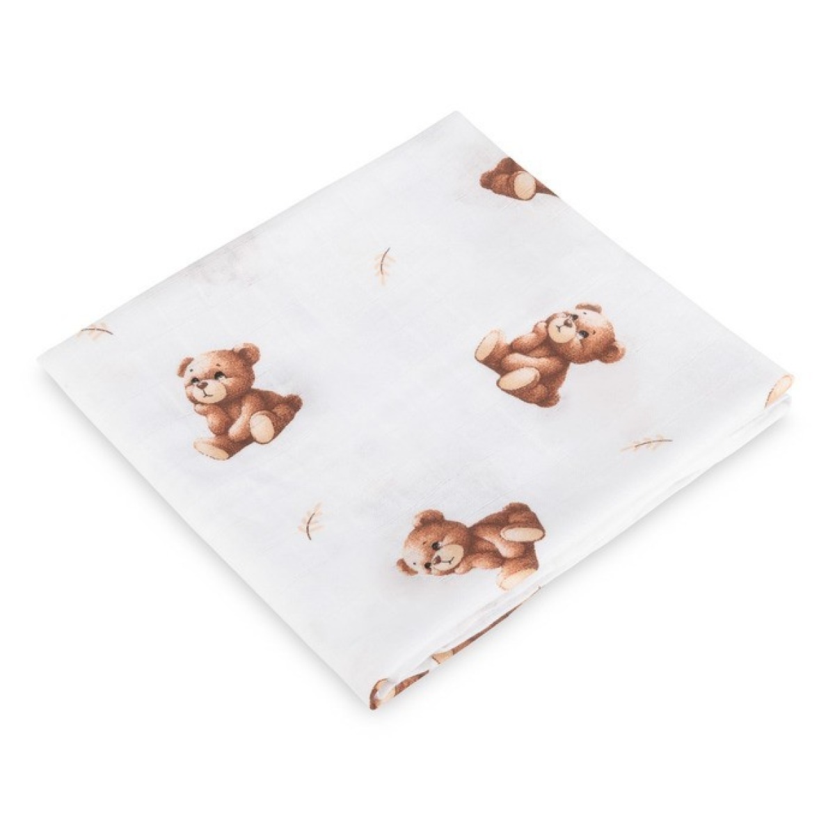 BEEBILAPP MÄHE MUSLIIN 70X80 TEDDY BEEŽ