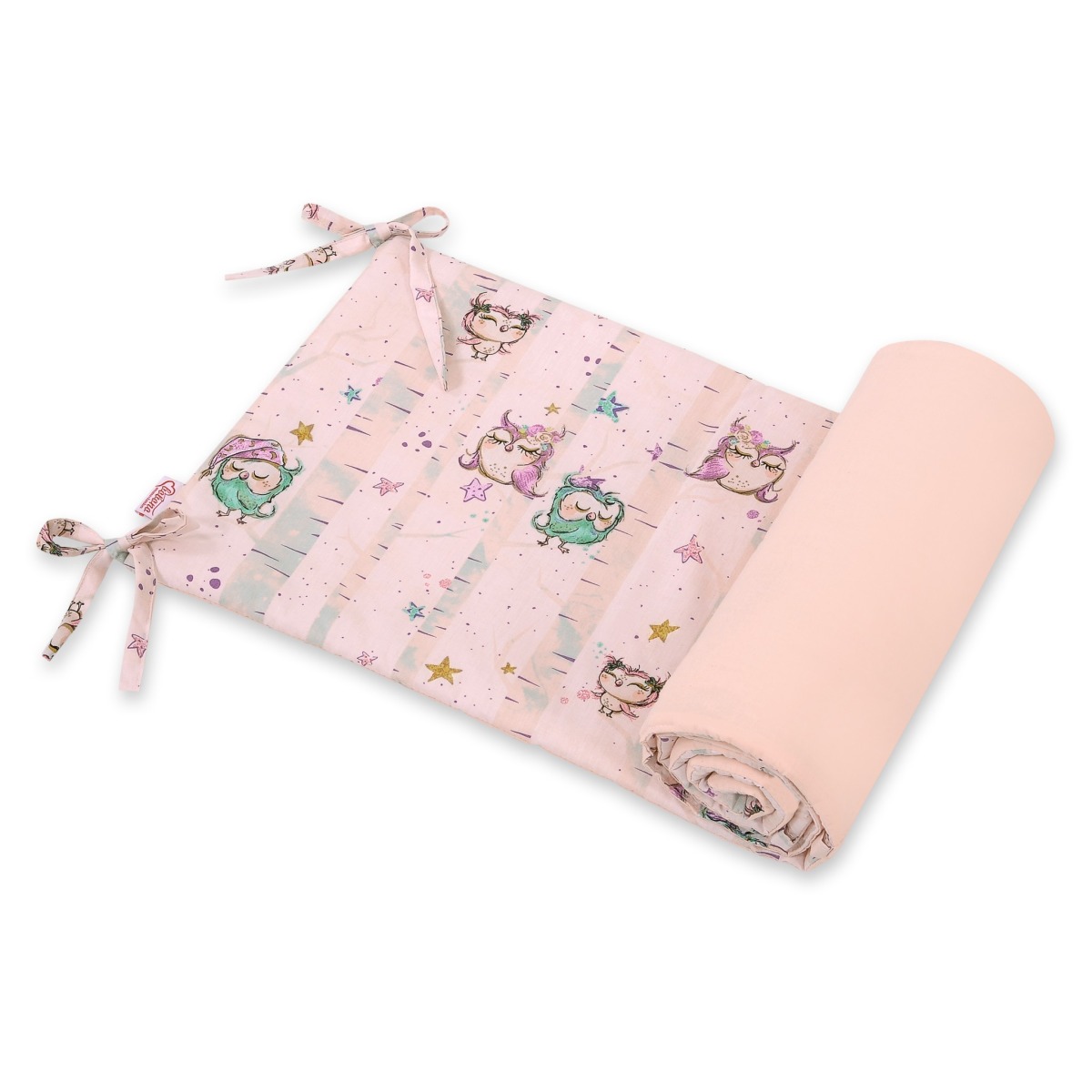 Gultiņas apmale 155 × 32 cm – pūces, krēmkrāsas un piparmētru zaļā