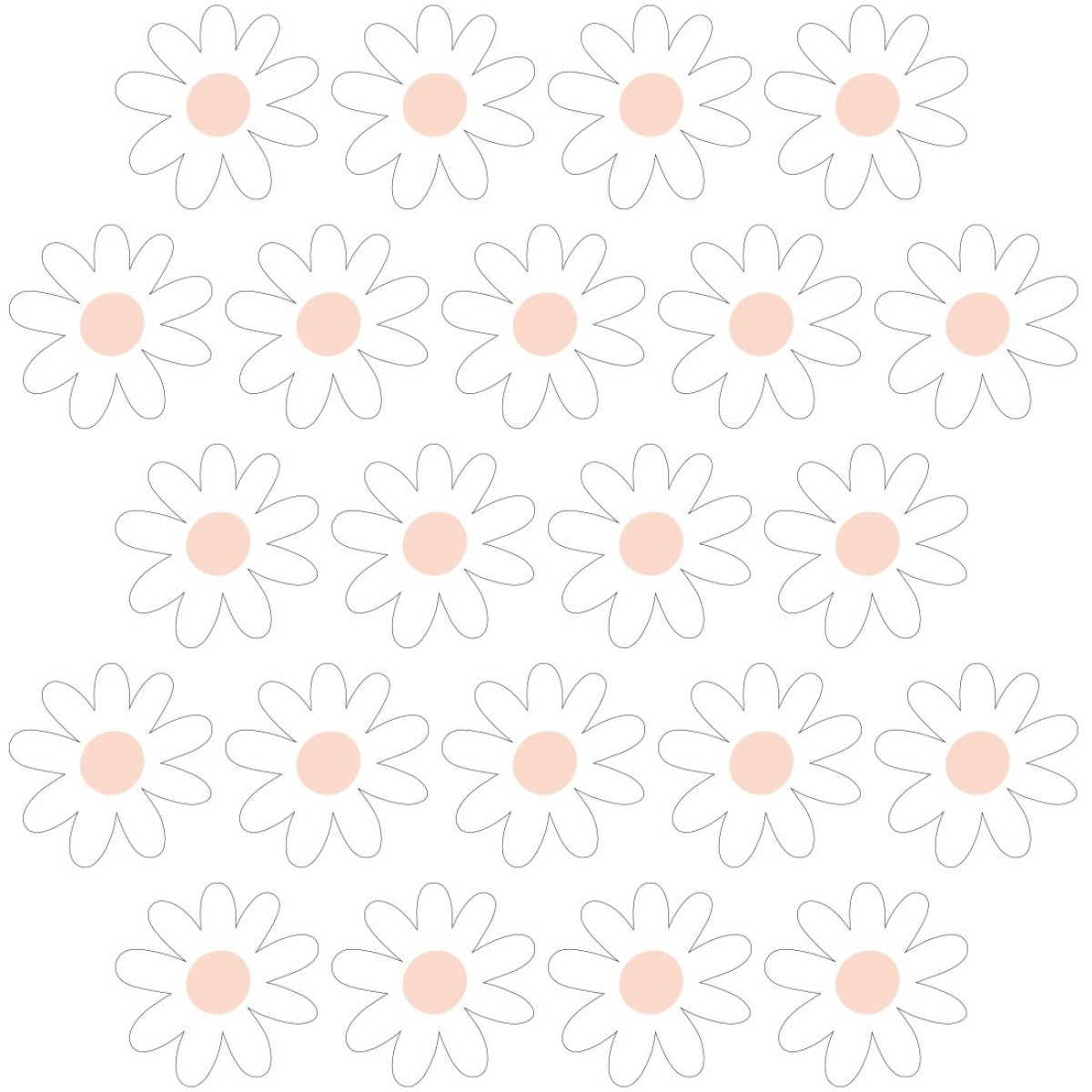 Sienas uzlīmes — margrietiņas VII