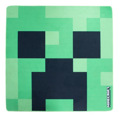 Vaip Minecraft Creeper - 120 x 120 cm - Roheline / Must