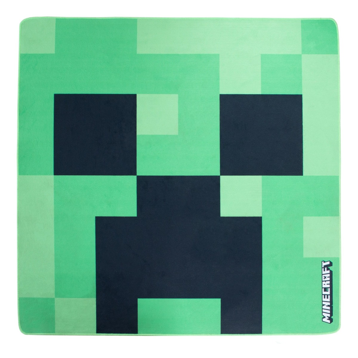 Minecraft paklājs Creeper, zaļš/melns, 120 x 120 cm