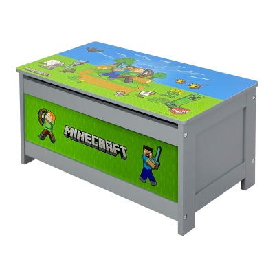 Mänguasjakast Minecraft kaanega – Kokkupandav iste – Hall / Roheline