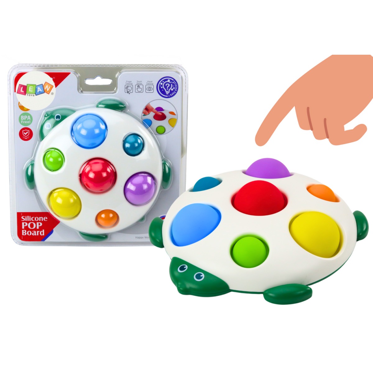 Sensorā Pop-It rotaļlieta „Turtle”, 17 cm