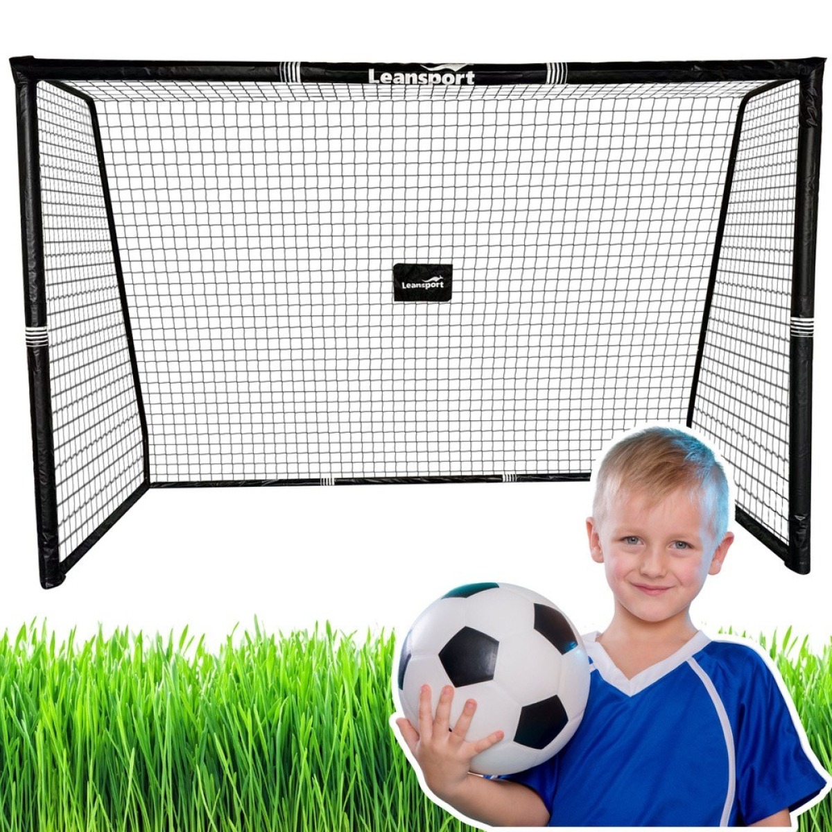 Pārnēsājami metāla futbola vārti bērniem 180 × 120 × 60 c