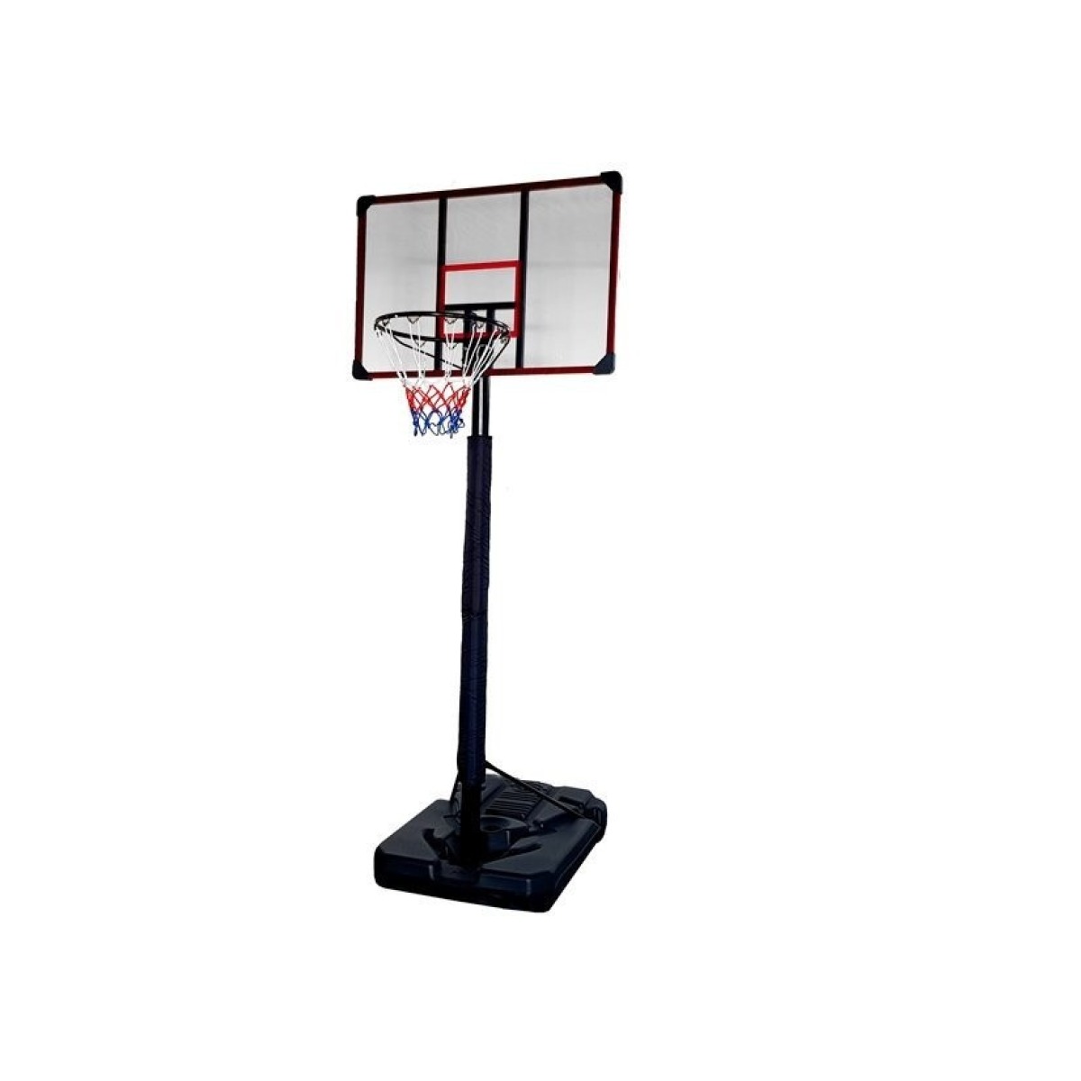 Pārvietojams basketbola grozs ar regulējamu augstumu, 225–305 cm
