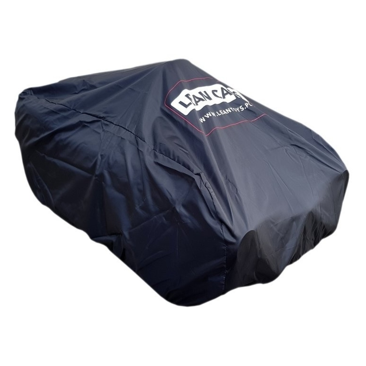 Transportlīdzekļa pārsegs L 125x75x65 cm, melns, ūdensnecaurlaidīgs poliesters