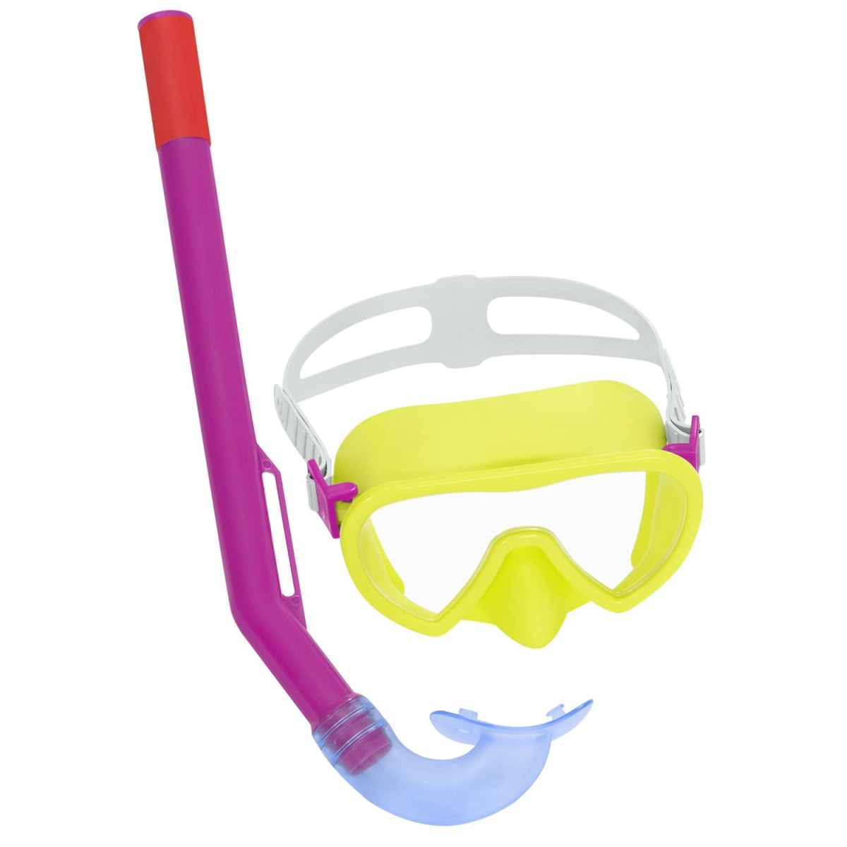 Bestway 24036 niršanas komplekts ar snorkeli un masku, dzeltens