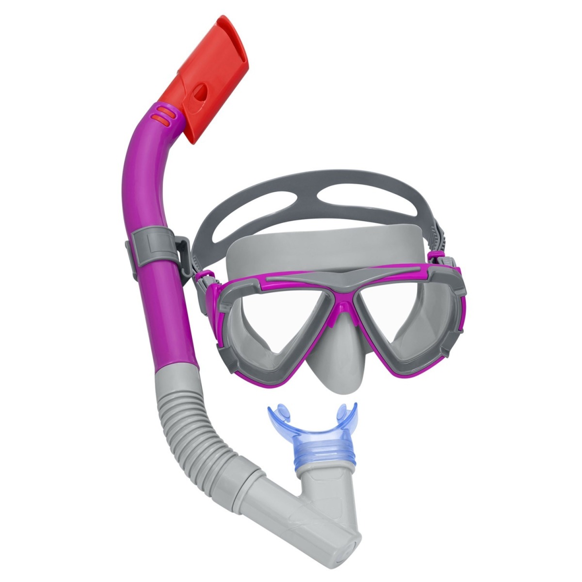 Niršanas komplekts Bestway 24029, violets, maska un snorkelis