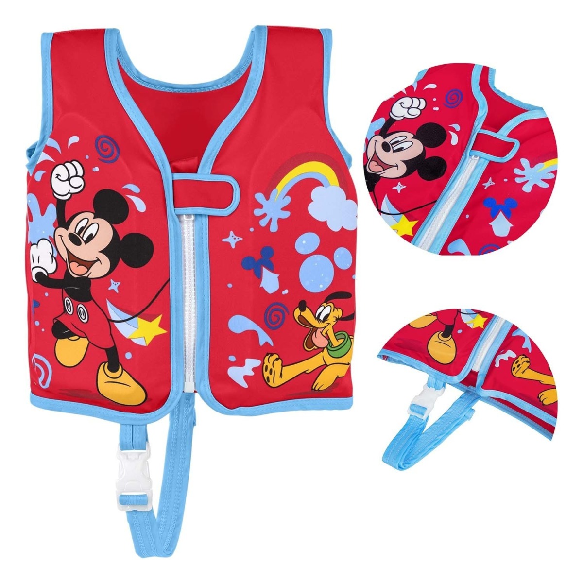 Mickey Bestway peldēšanas veste, S/M, Disney licence, UPF 50+