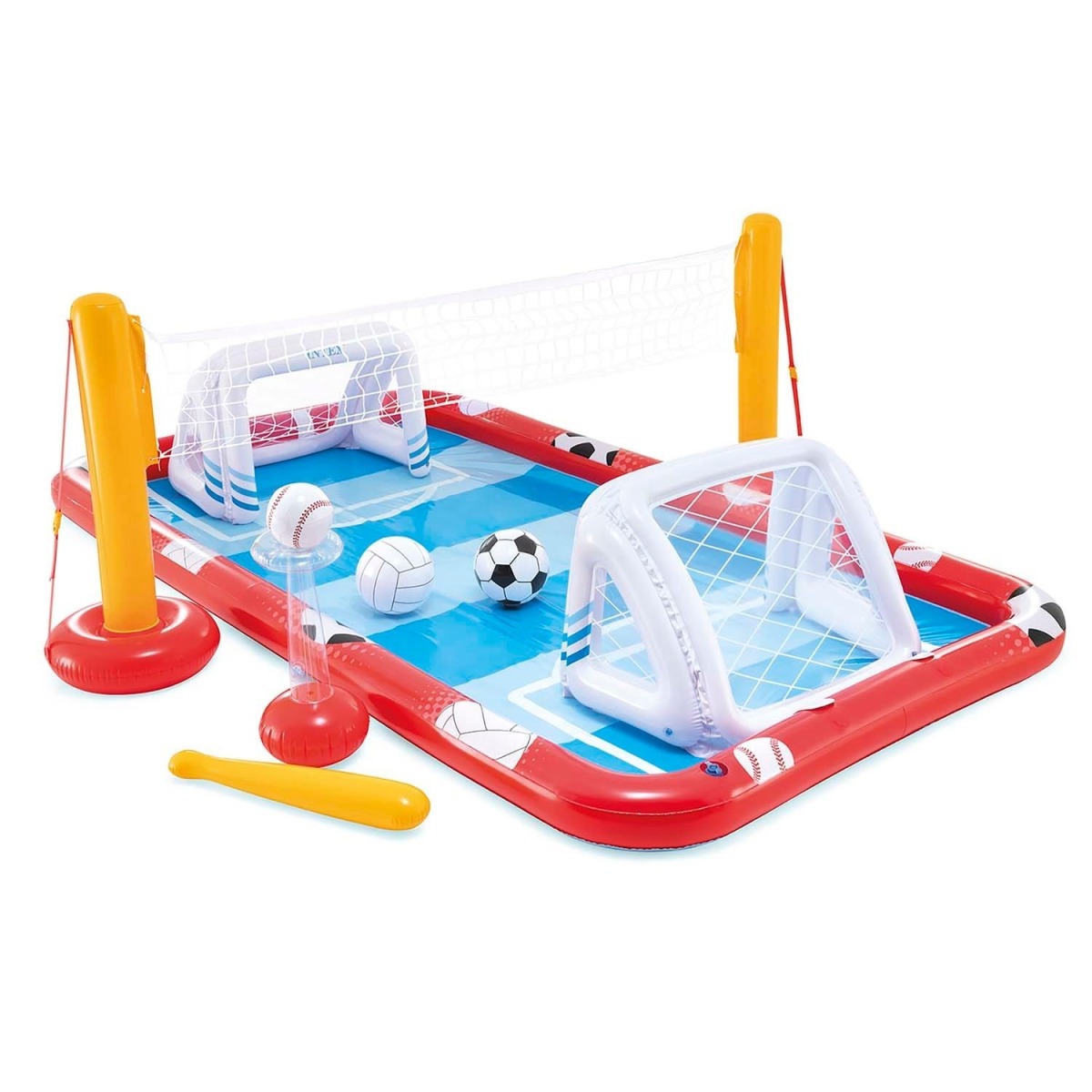 Intex piepūšamā sporta arēna, ūdens rotaļu laukums, 325 x 267 x 1