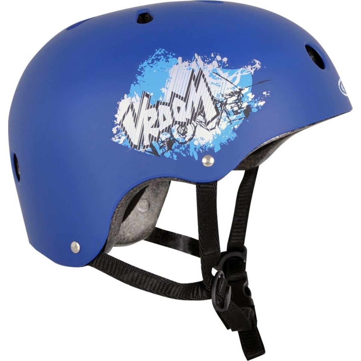 WORKER Vroom skrituļslidošanas un velosipēda ķivere, S 51–55 cm, melna