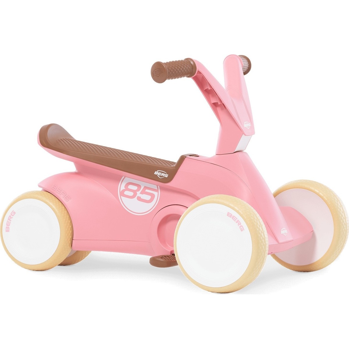 BERG GO² Retro Pink 2-in-1 bērnu braucamrīks, 10–30 mēneši