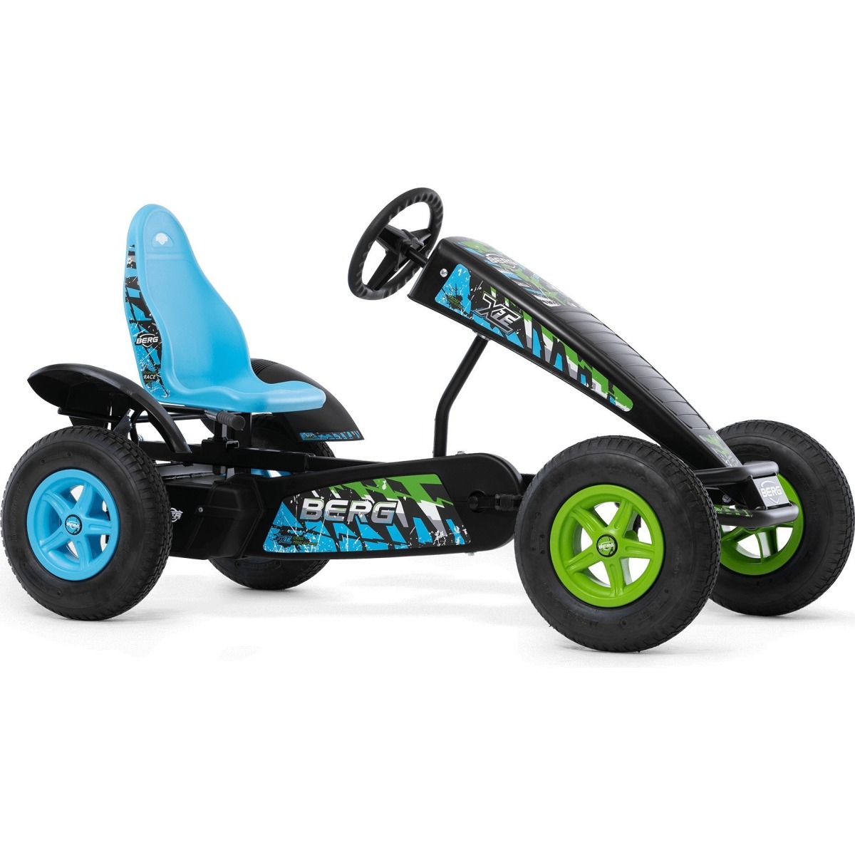 BERG X-ite E-BFR elektriskais kartings, XXL rāmis, zils/zaļš
