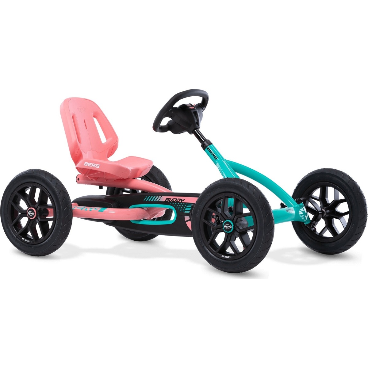 BERG Buddy Lua bērnu kartings, rozā/piparmētru – BFR, 3–8 gadi