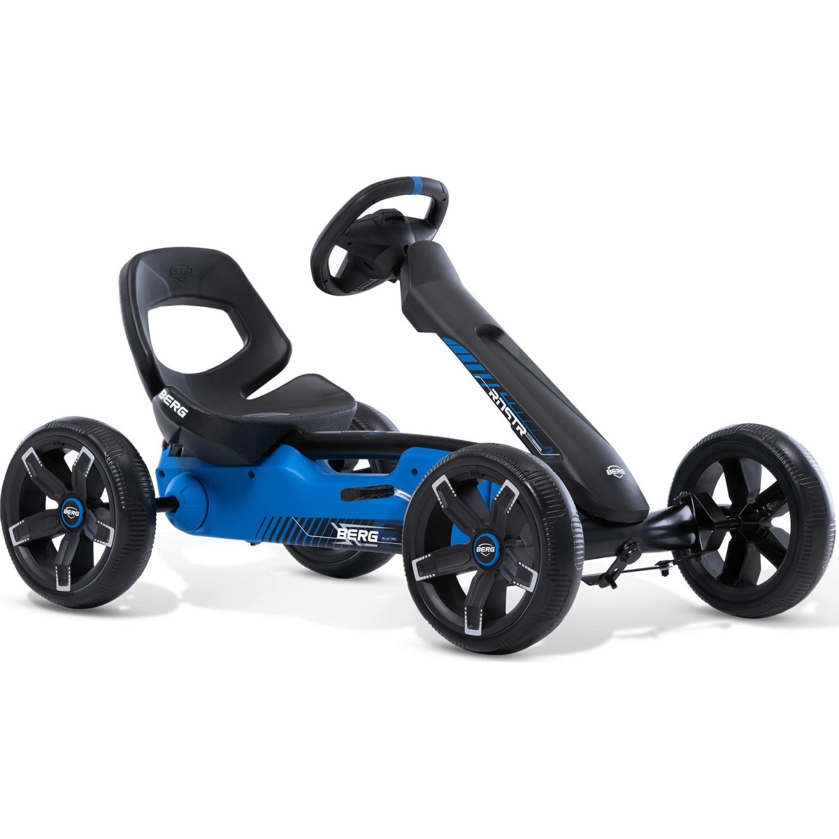 BERG Reppy Roadster bērnu kartauts, zils – 10 collu EVA riepas