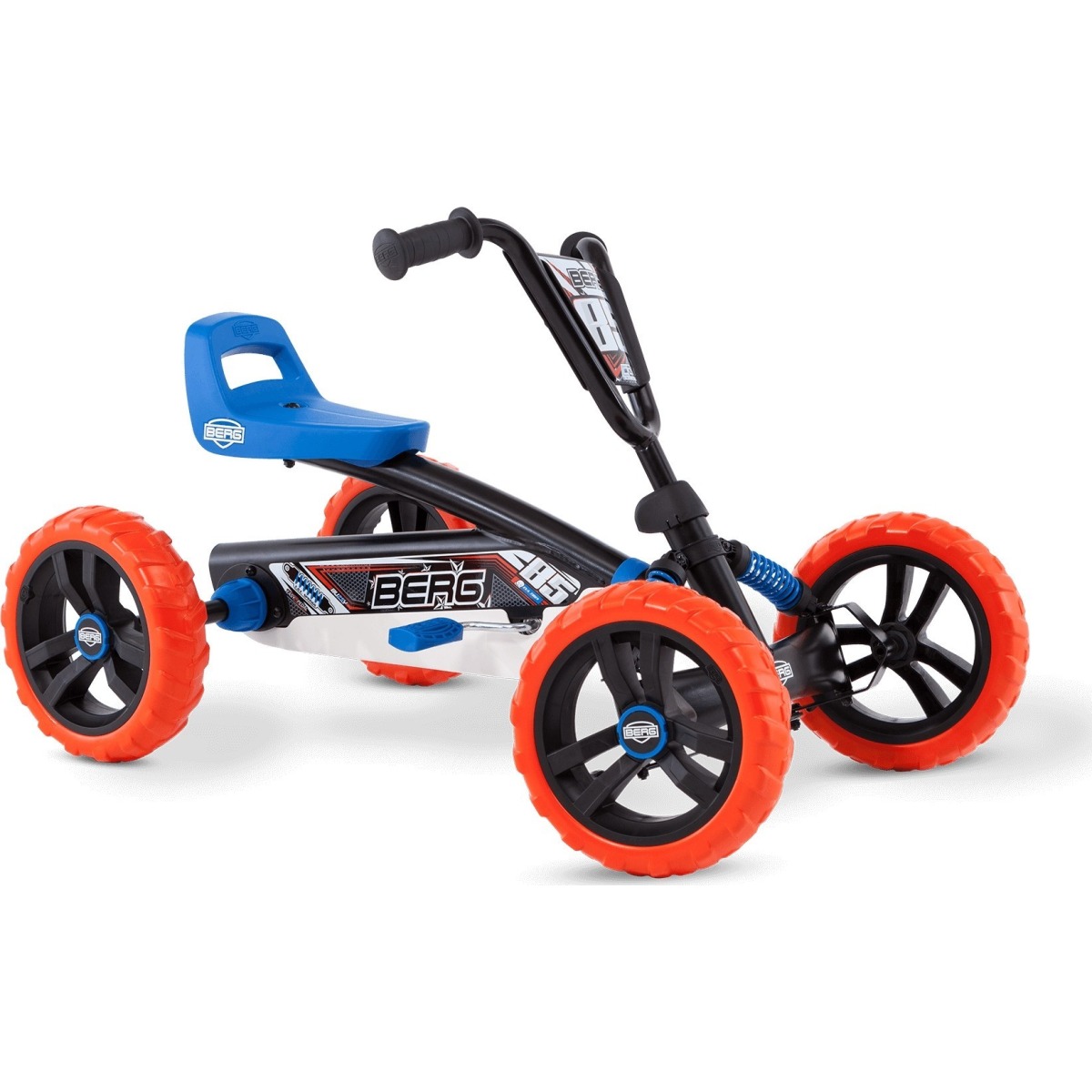 BERG Buzzy Nitro bērnu kartings, dzeltens — regulējams, 2–5 gadiem