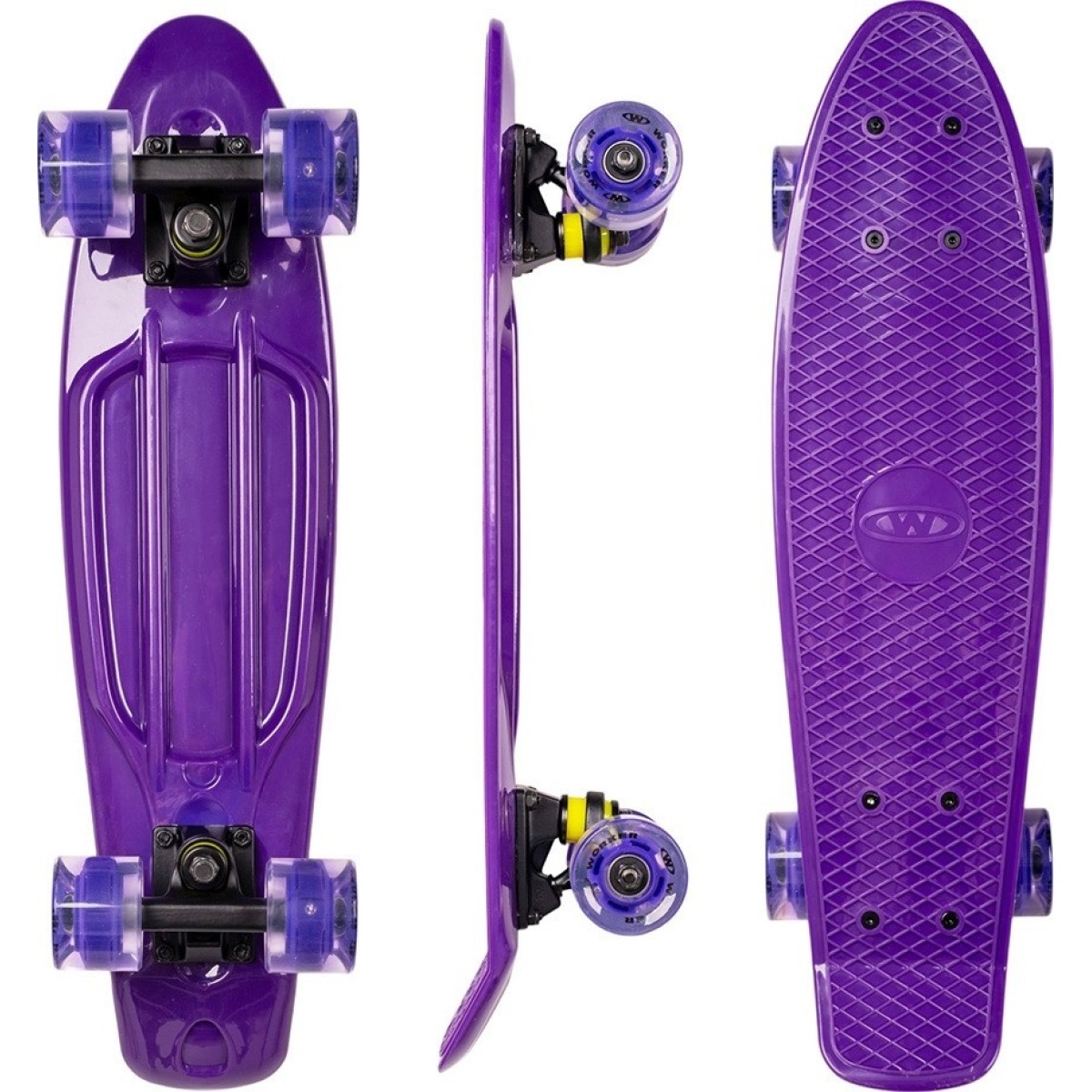 Penny Board WORKER Aspy C2 22" ar izgaismotiem riteņiem